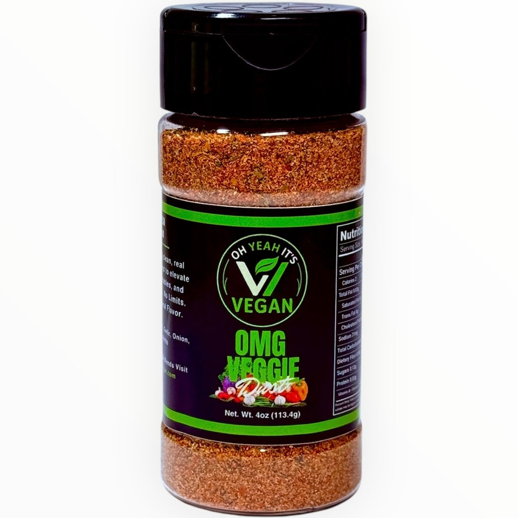 OMG Veggie all-purpose vegan seasoning blend by Oh Yeah It’s Vegan
