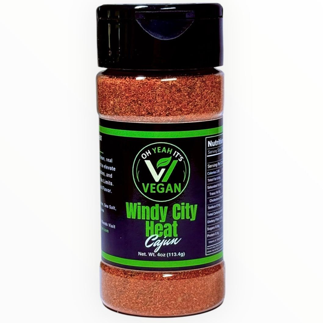 Windy City Heat by Oh Yeah It’s Vegan – bold Chicago-style spicy vegan seasoning
