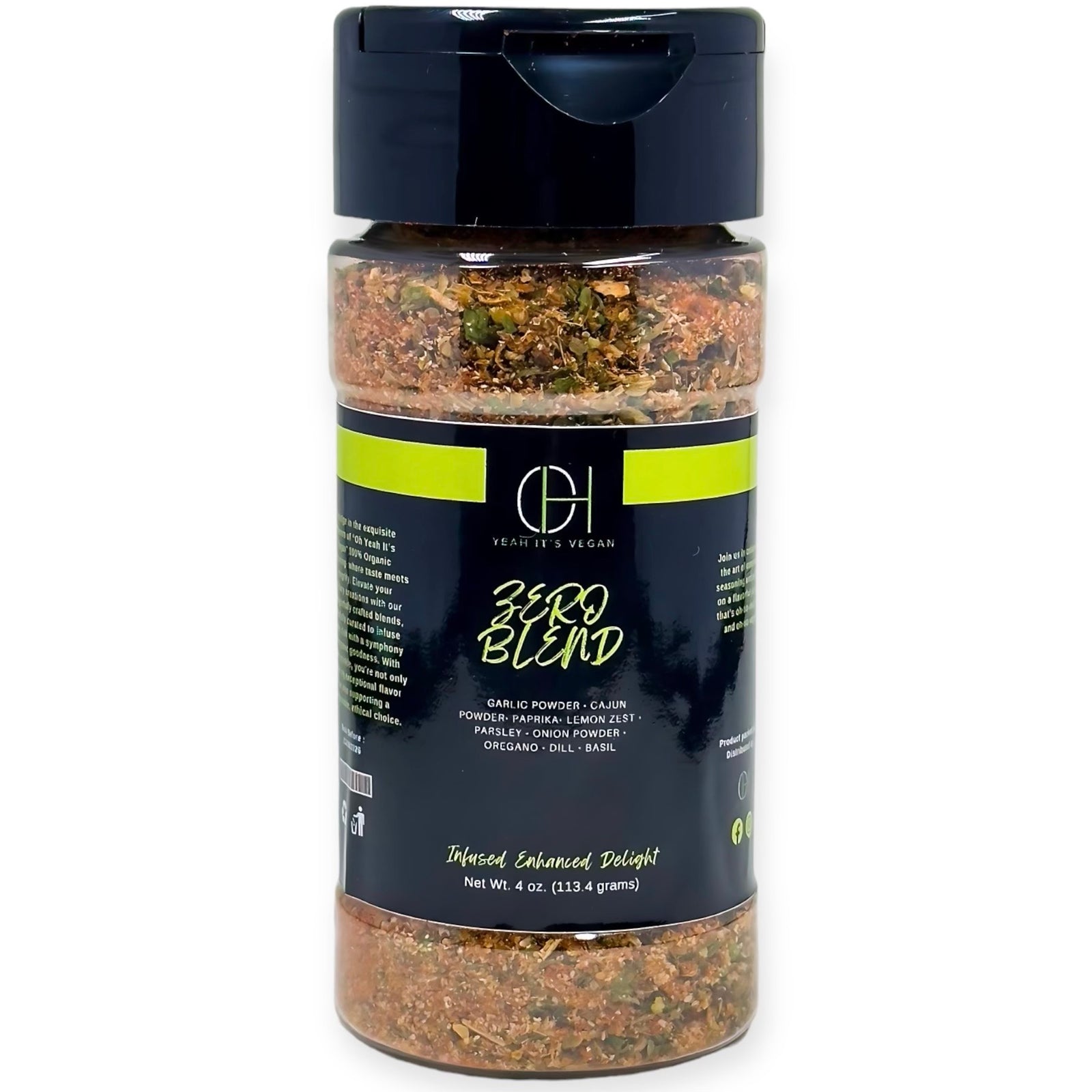 Zero Blend no-salt vegan seasoning by Oh Yeah It’s Vegan
