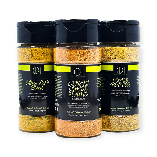 Oh Yeah It's Vegan | Citrus Herbs & Spices | All Purpose | Bundle | 3 pack Combo