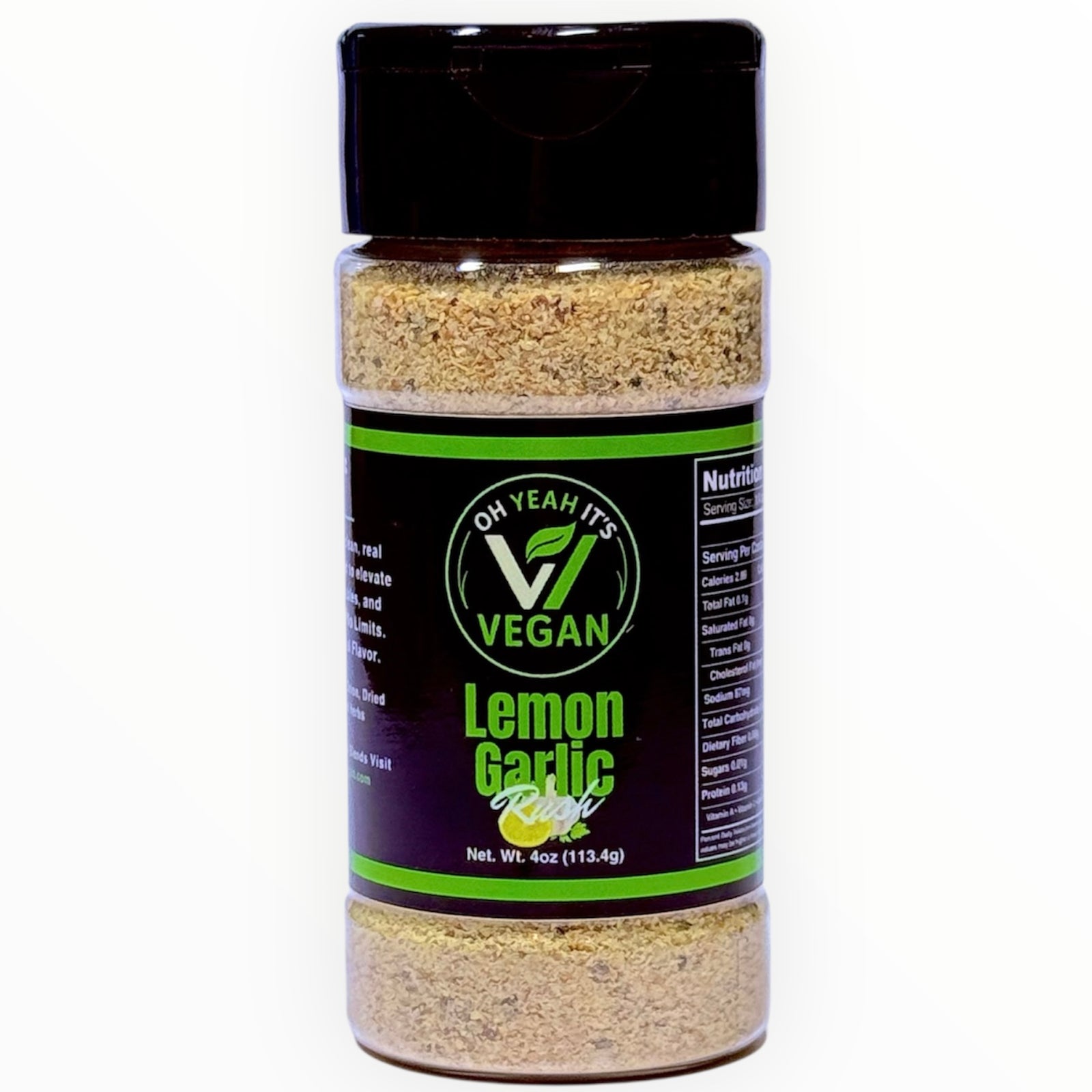 Lemon Garlic Rush | Zesty Vegan Seasoning with Citrus & Bold Flavor