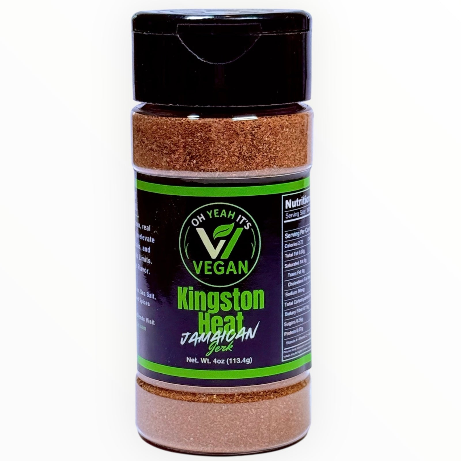 Kingston Heat Vegan Jerk Seasoning- Spicy Caribbean Blend