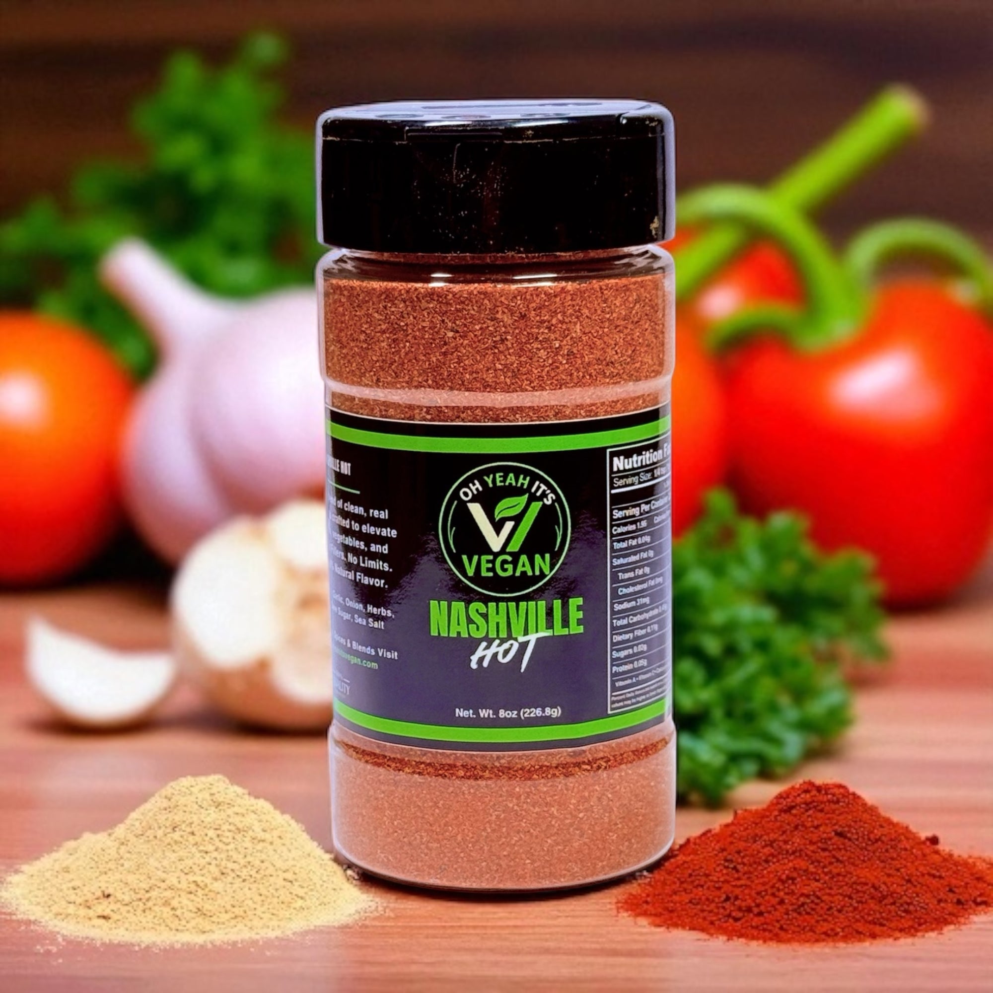 Nashville Heatwave Vegan Seasoning-Spicy Blend for Chik'n and Fish
