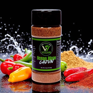 Ocean Blaze Cajun Seafood Seasoning – Vegan Bayou Blend